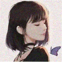 留言用户头像，戴眼镜的圆形剪影